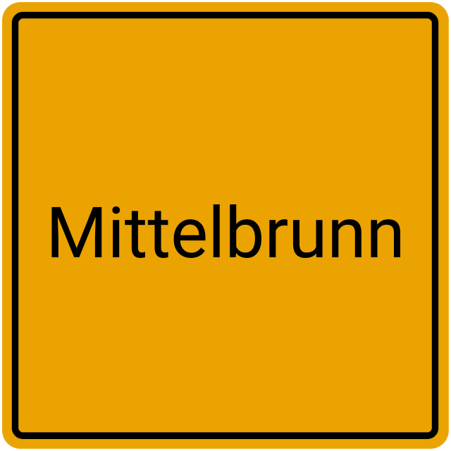 Meldebestätigung Mittelbrunn