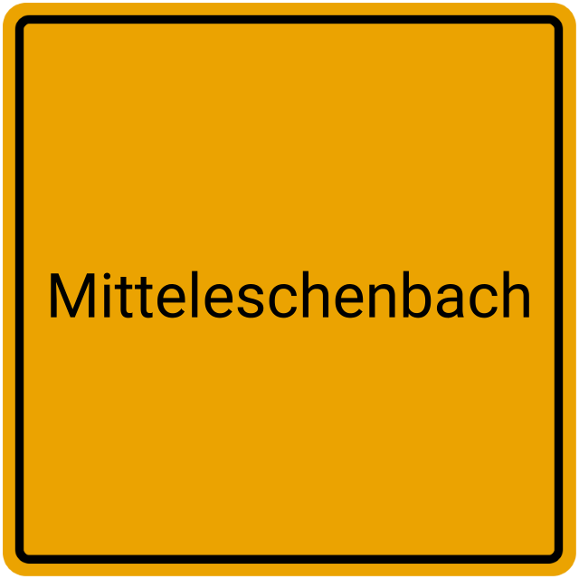 Meldebestätigung Mitteleschenbach