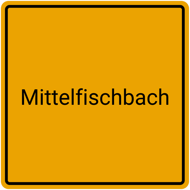 Meldebestätigung Mittelfischbach