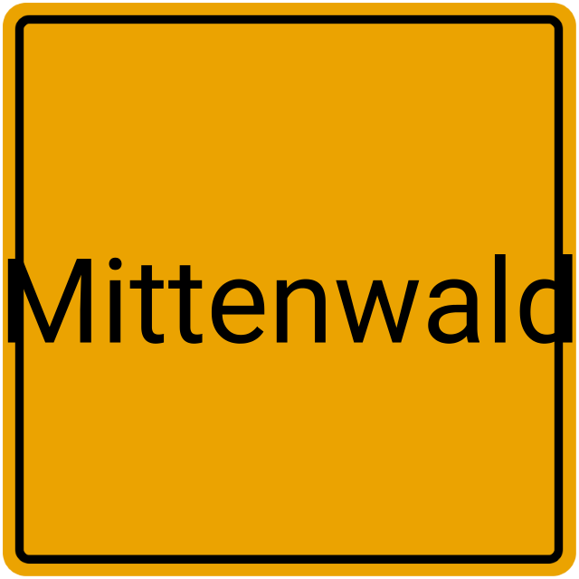 Meldebestätigung Mittenwald