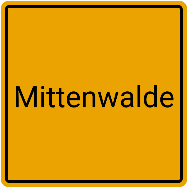 Meldebestätigung Mittenwalde