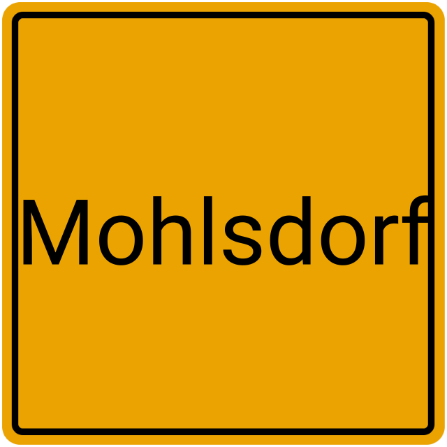 Meldebestätigung Mohlsdorf