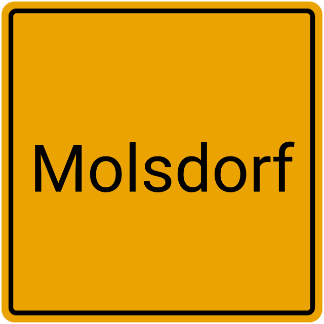 Meldebestätigung Molsdorf