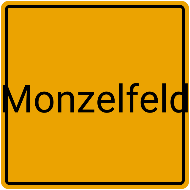 Meldebestätigung Monzelfeld