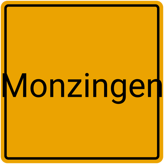 Meldebestätigung Monzingen