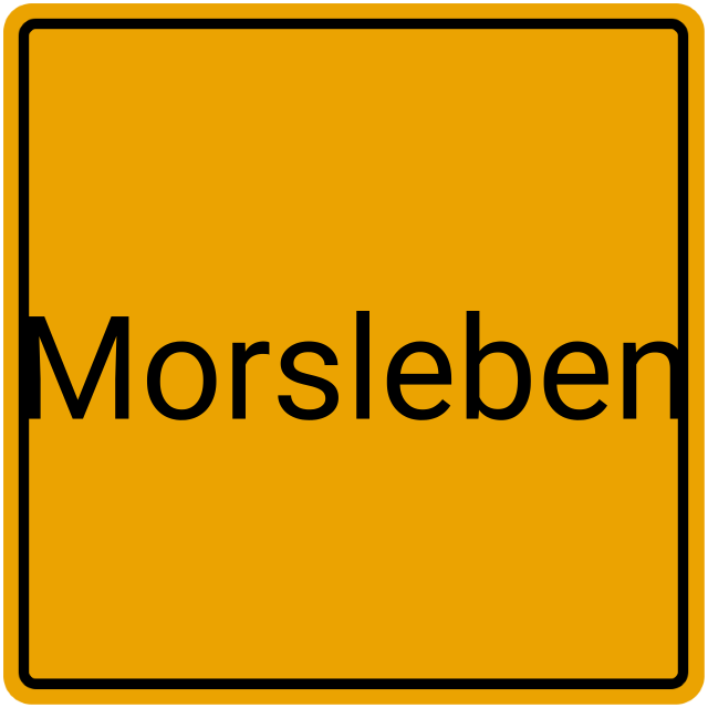 Meldebestätigung Morsleben