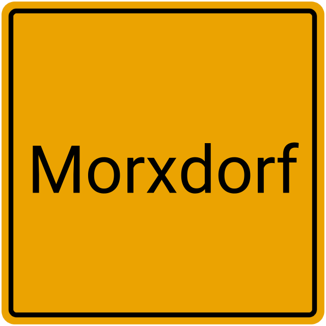 Meldebestätigung Morxdorf