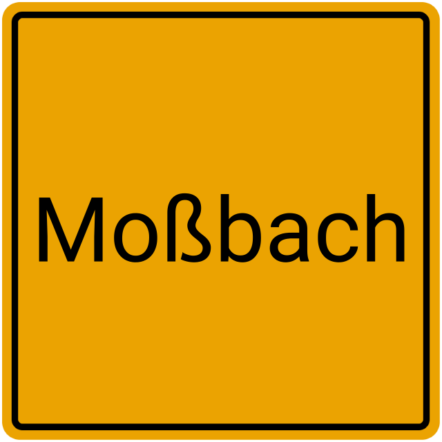 Meldebestätigung Moßbach
