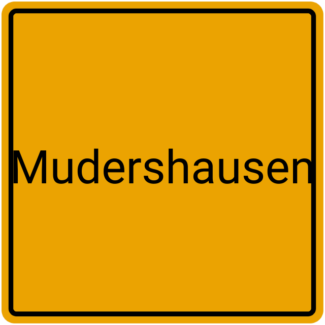 Meldebestätigung Mudershausen