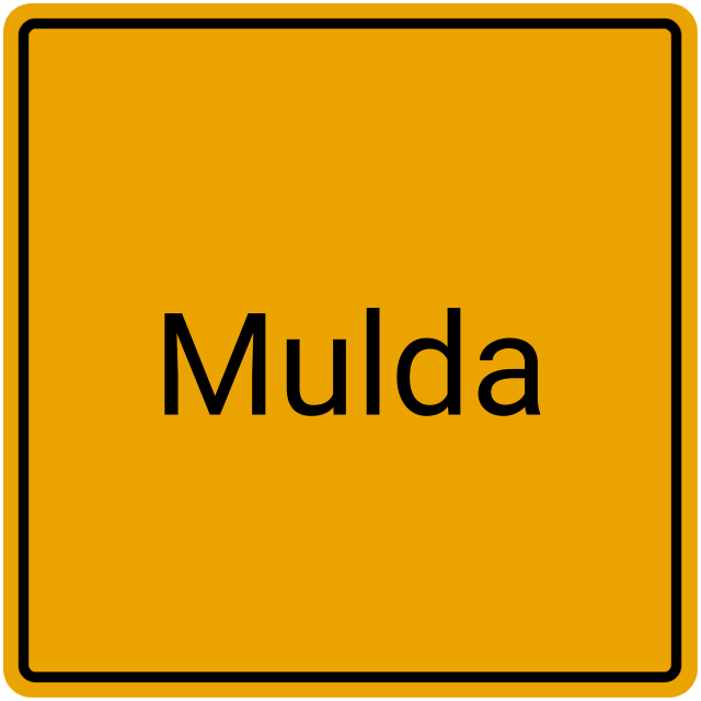 Meldebestätigung Mulda