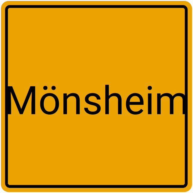 Meldebestätigung Mönsheim