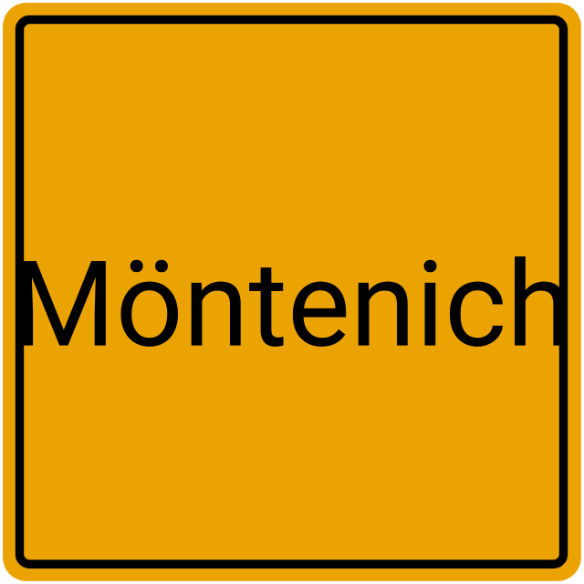 Meldebestätigung Möntenich