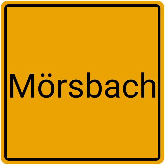 Meldebestätigung Mörsbach