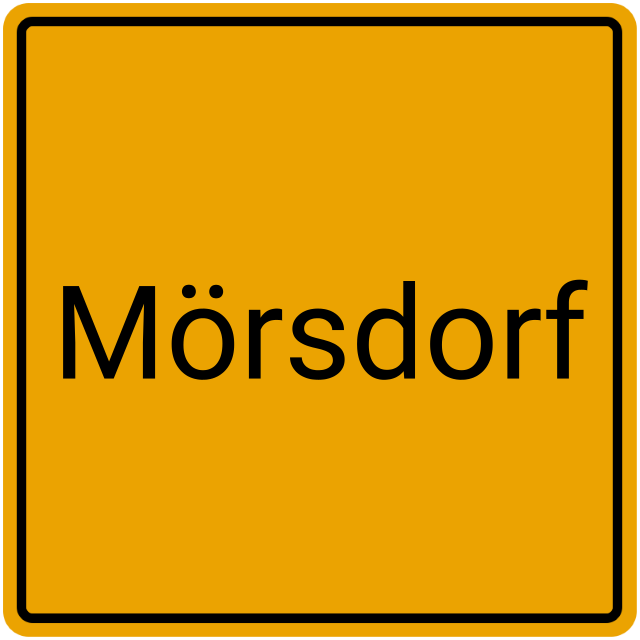 Meldebestätigung Mörsdorf