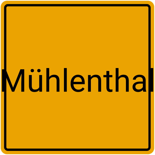 Meldebestätigung Mühlenthal