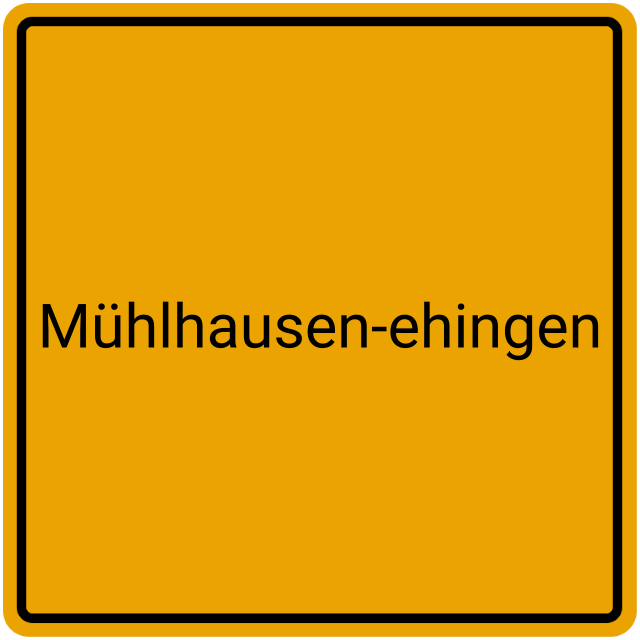 Meldebestätigung Mühlhausen-Ehingen