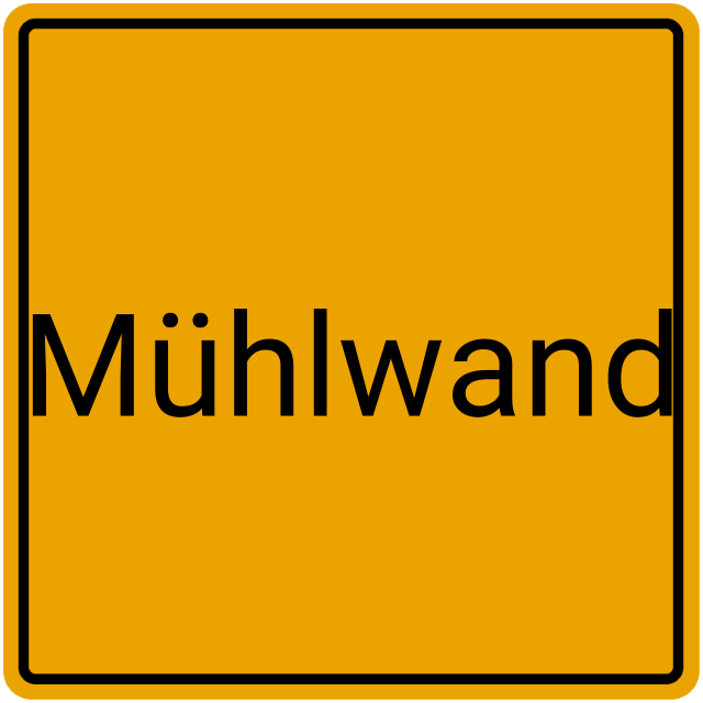 Meldebestätigung Mühlwand