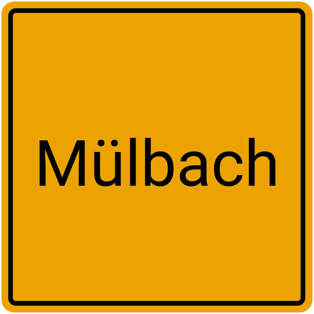 Meldebestätigung Mülbach