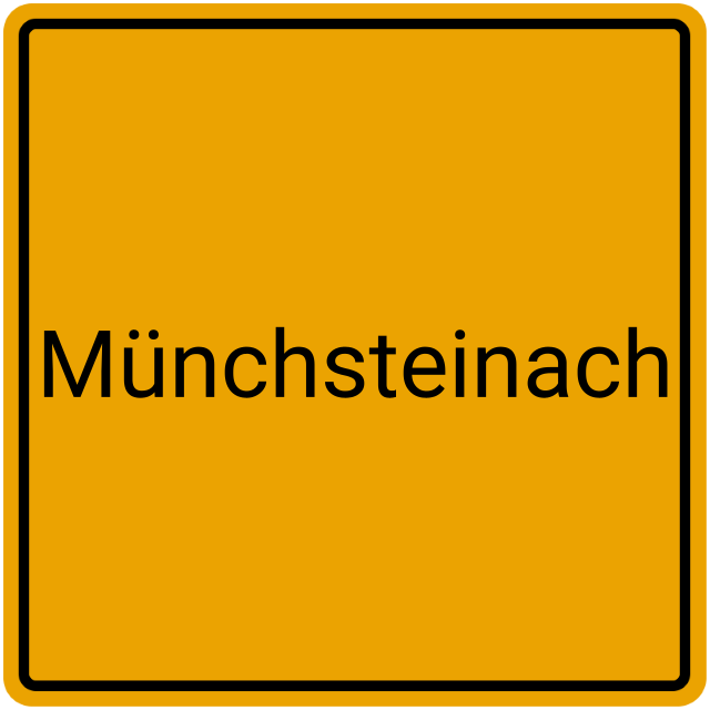 Meldebestätigung Münchsteinach