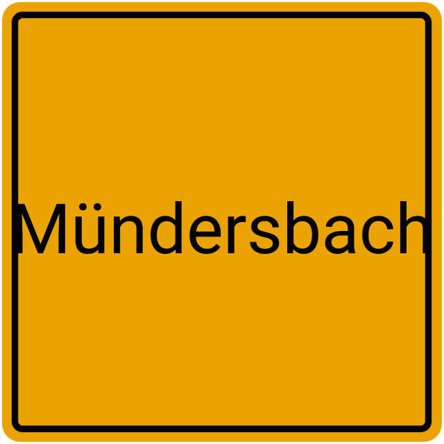 Meldebestätigung Mündersbach