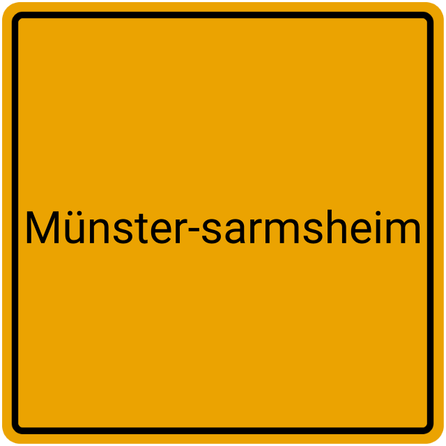 Meldebestätigung Münster-Sarmsheim