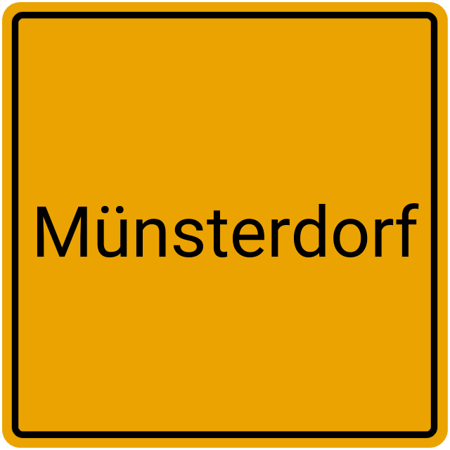 Meldebestätigung Münsterdorf