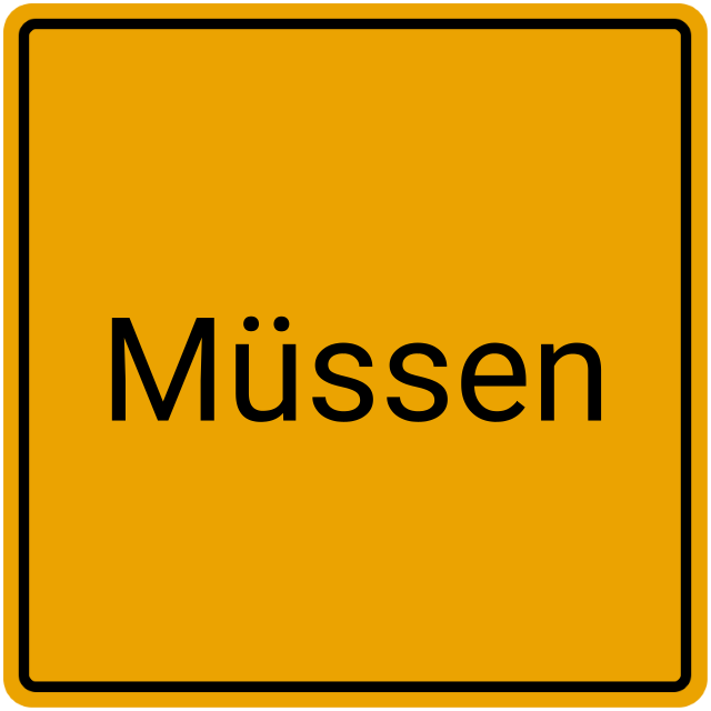 Meldebestätigung Müssen