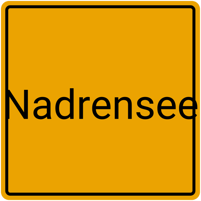 Meldebestätigung Nadrensee