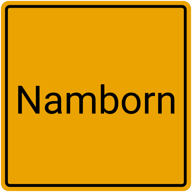 Meldebestätigung Namborn