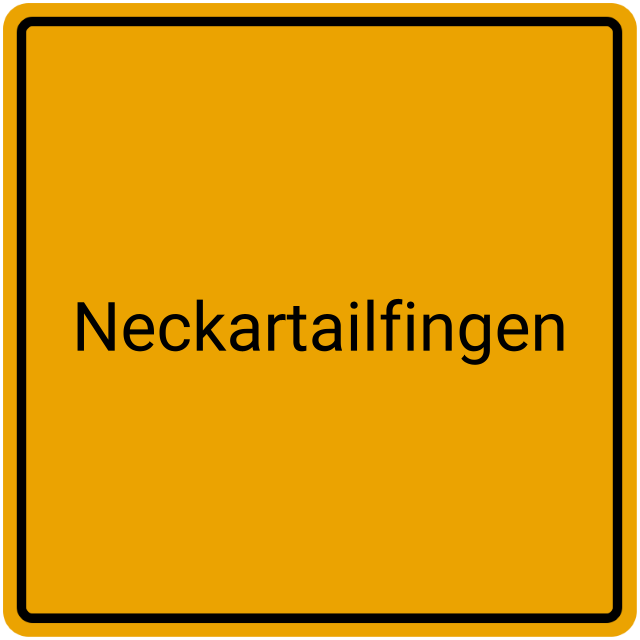 Meldebestätigung Neckartailfingen