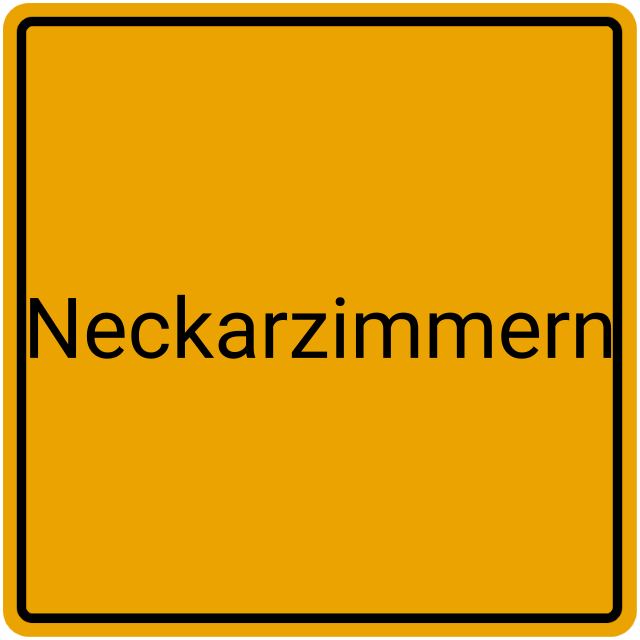 Meldebestätigung Neckarzimmern