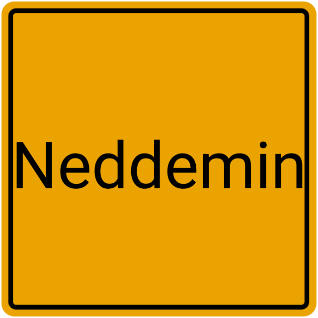 Meldebestätigung Neddemin