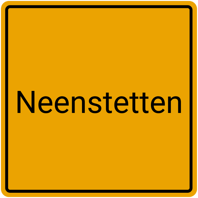 Meldebestätigung Neenstetten