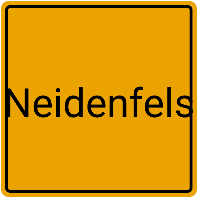 Meldebestätigung Neidenfels