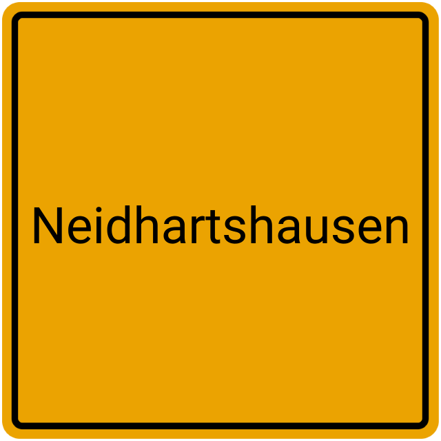 Meldebestätigung Neidhartshausen