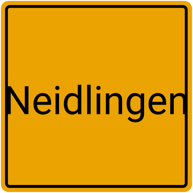 Meldebestätigung Neidlingen