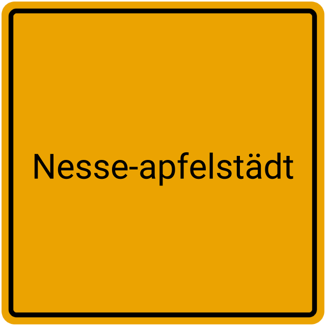 Meldebestätigung Nesse-Apfelstädt
