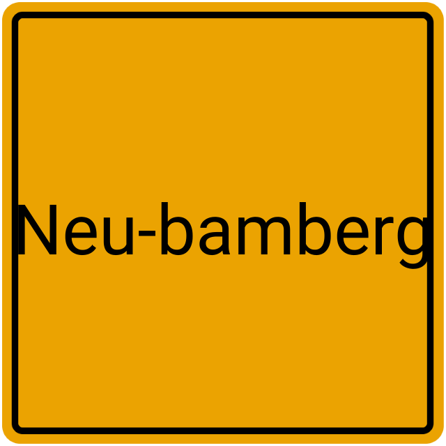 Meldebestätigung Neu-Bamberg