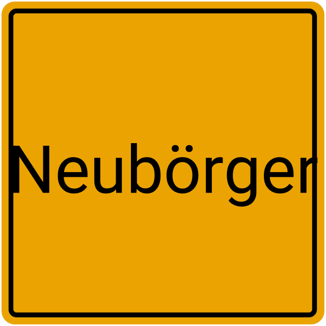 Meldebestätigung Neubörger