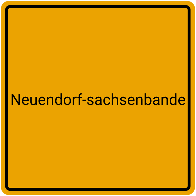 Meldebestätigung Neuendorf-Sachsenbande