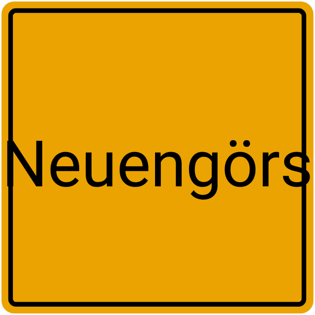 Meldebestätigung Neuengörs