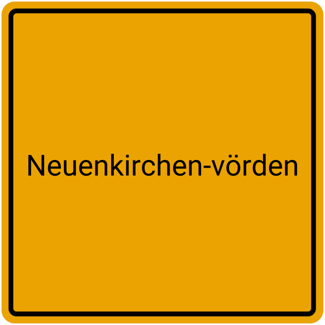 Meldebestätigung Neuenkirchen-Vörden