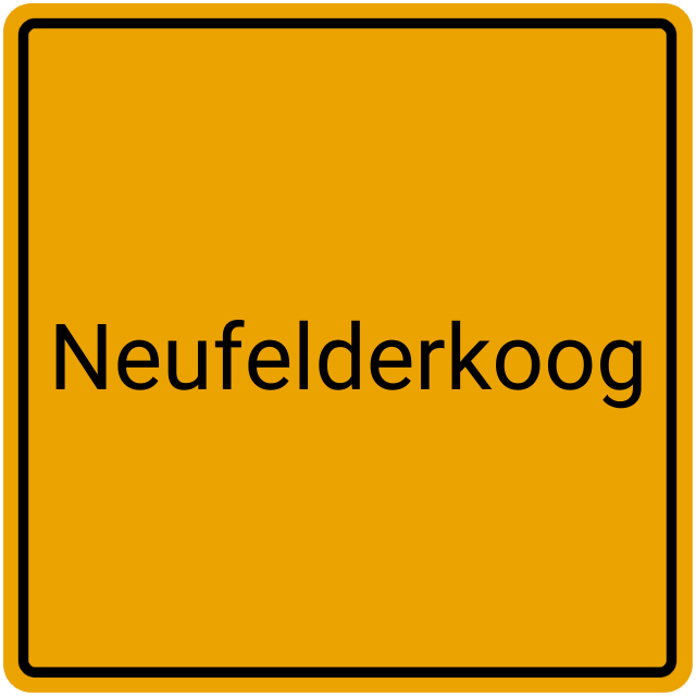 Meldebestätigung Neufelderkoog