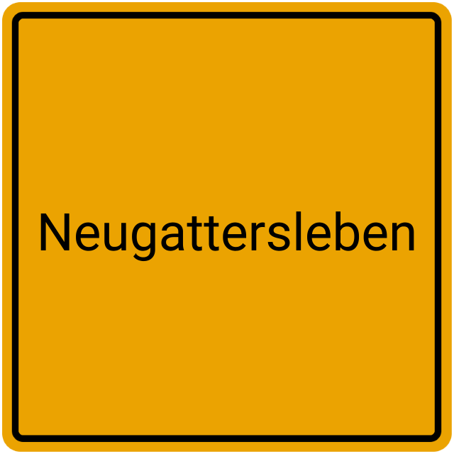 Meldebestätigung Neugattersleben
