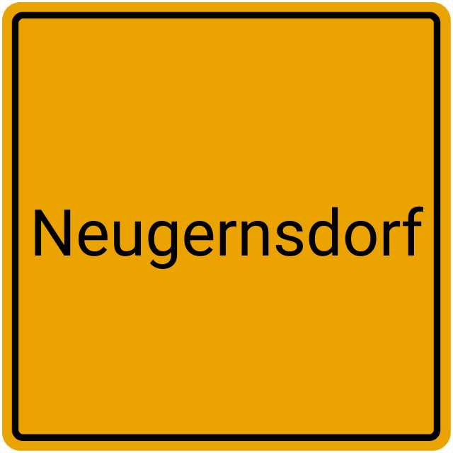 Meldebestätigung Neugernsdorf