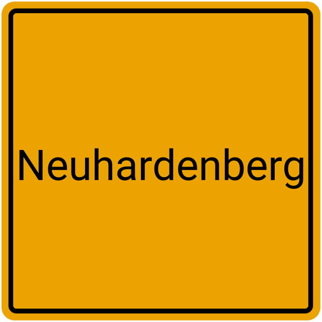 Meldebestätigung Neuhardenberg