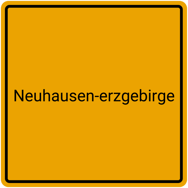 Meldebestätigung Neuhausen-Erzgebirge