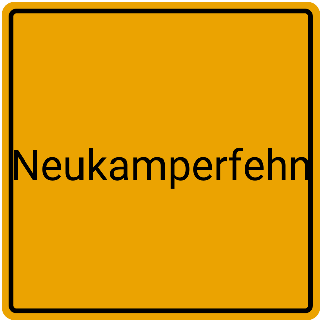Meldebestätigung Neukamperfehn