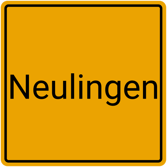 Meldebestätigung Neulingen