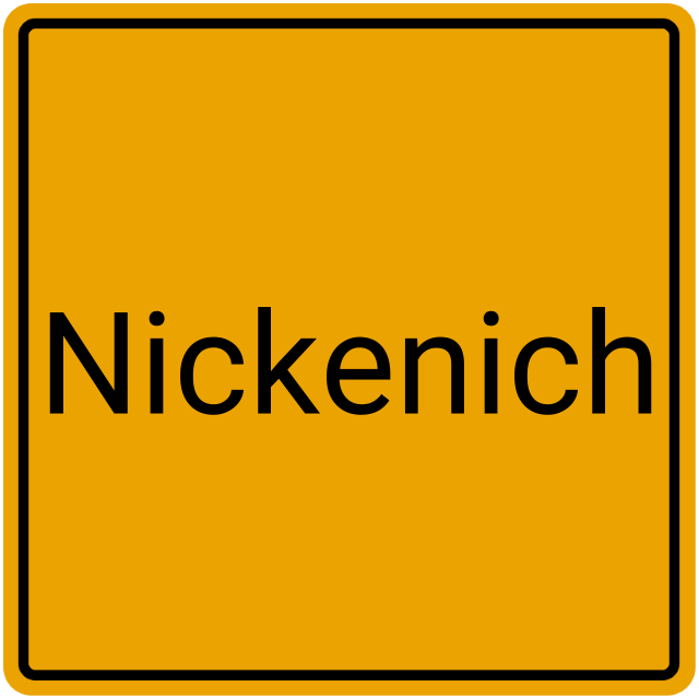 Meldebestätigung Nickenich